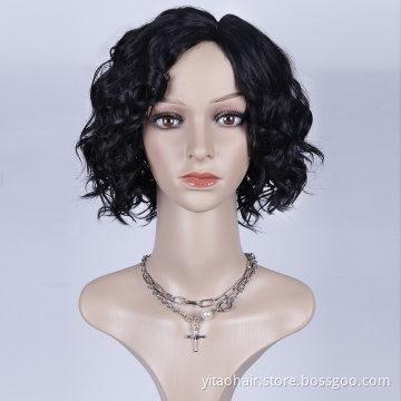 Cheap Black Ladies Short Pixie Cut Wig Natural Black Pixie Wig for Black Women With Short Forehead No Glue  Short Hair Wig